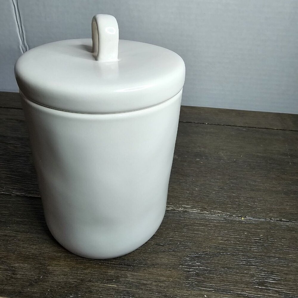 Rae Dunn Artisan Sugar Rush Small Canister Gold Writing Magenta Farmhouse - Picture 5 of 15